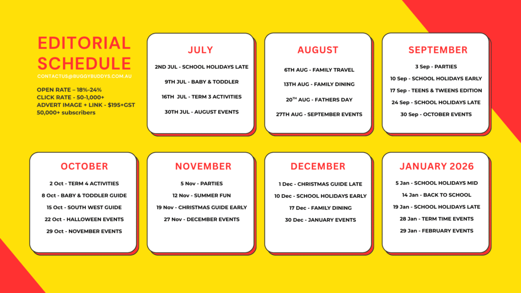 EDITORIAL SCHEDULE
