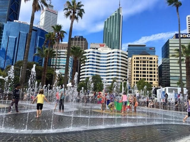 Water Playground Elizabeth Quay