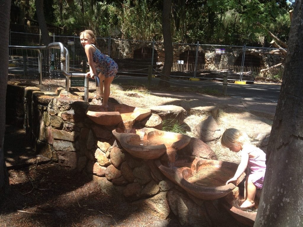 Perth Zoo water playground