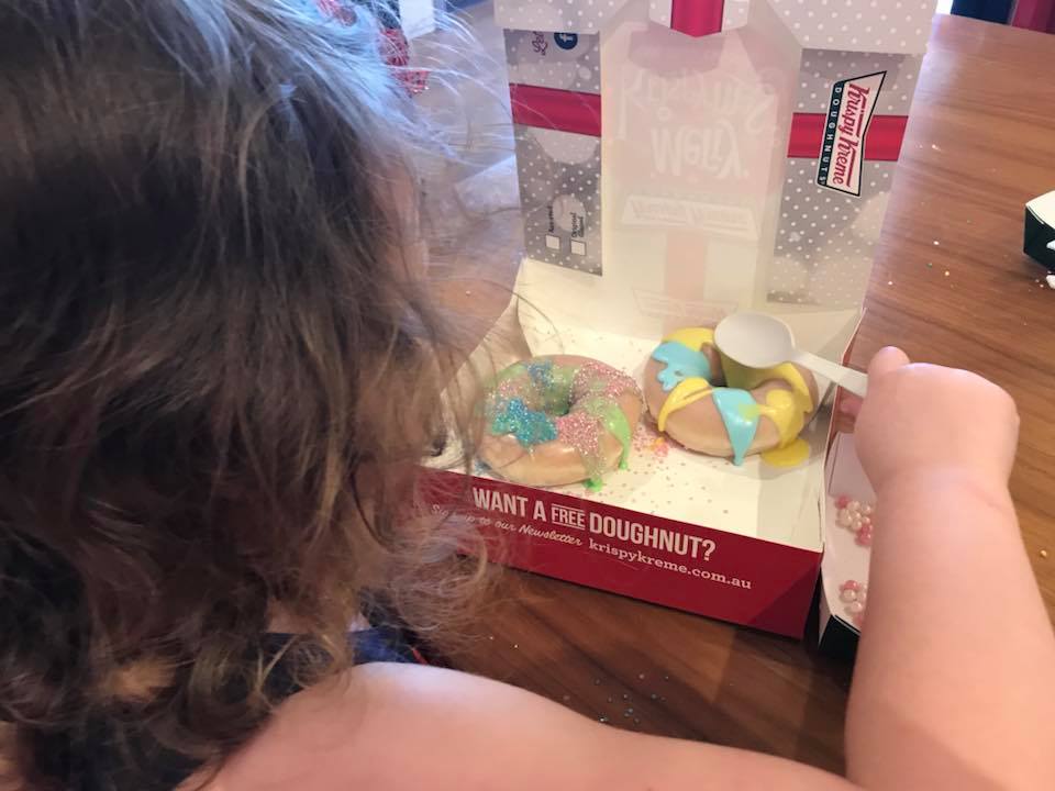 Krispy Kreme Donut Decorating