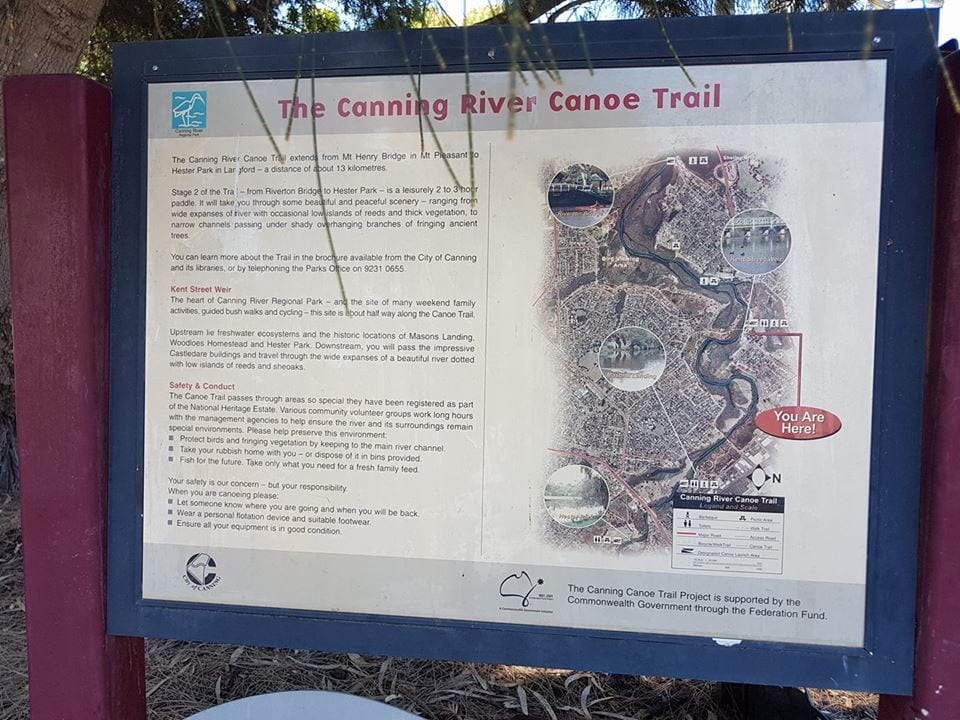 Canning River Regional Park, Kent Street Weir