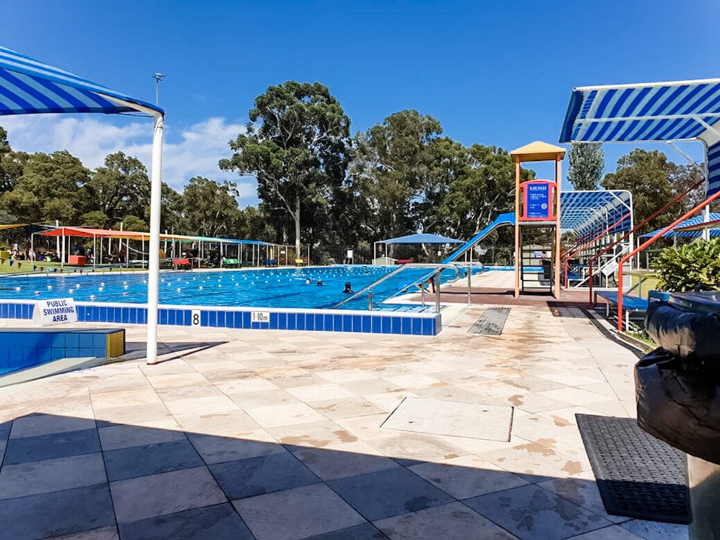 Bilgoman Swimming Pool, Darlington Buggybuddys guide to Perth