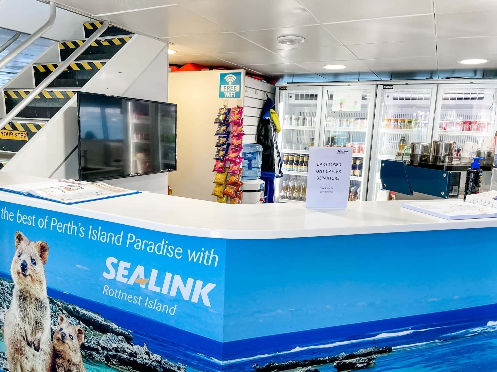 Sealink Rottnest bar