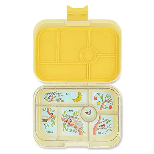 Youngever 7 Pack 3-Compartment Bento Lunch Box, Meal Prep