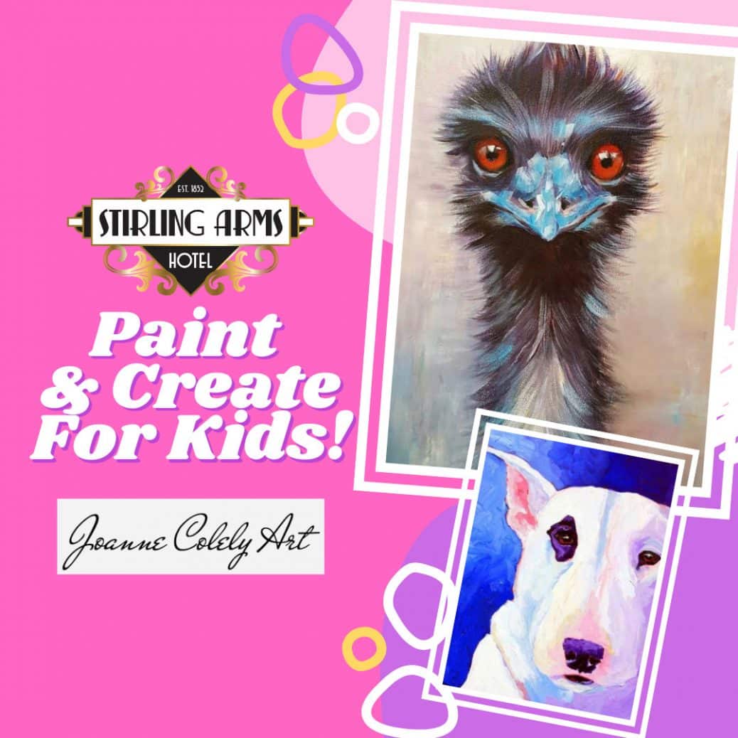 Kids School Holidays Paint Class, June 21, 2023 Buggybuddys guide to