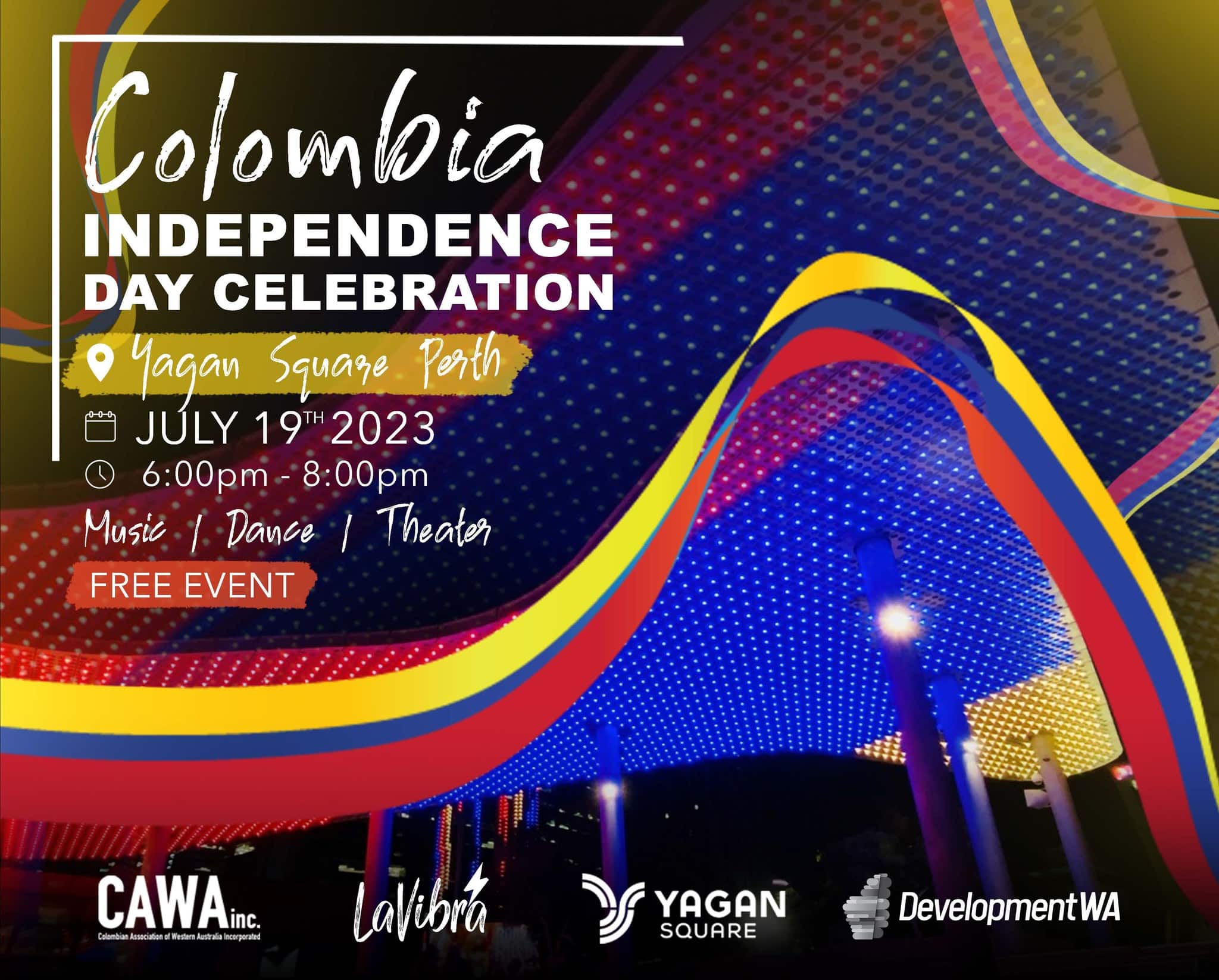 Colombia Independence Day Celebration, July 17, 2023 Buggybuddys