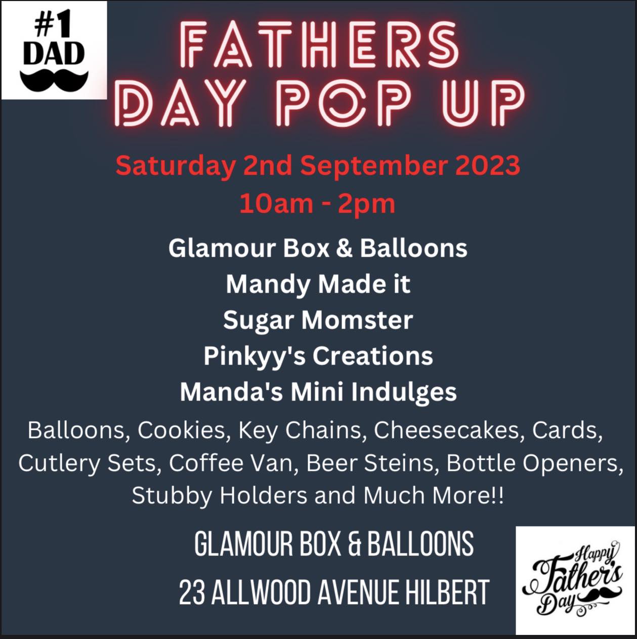 FATHERS DAY POP UP, August 11, 2023 - Buggybuddys guide to Perth