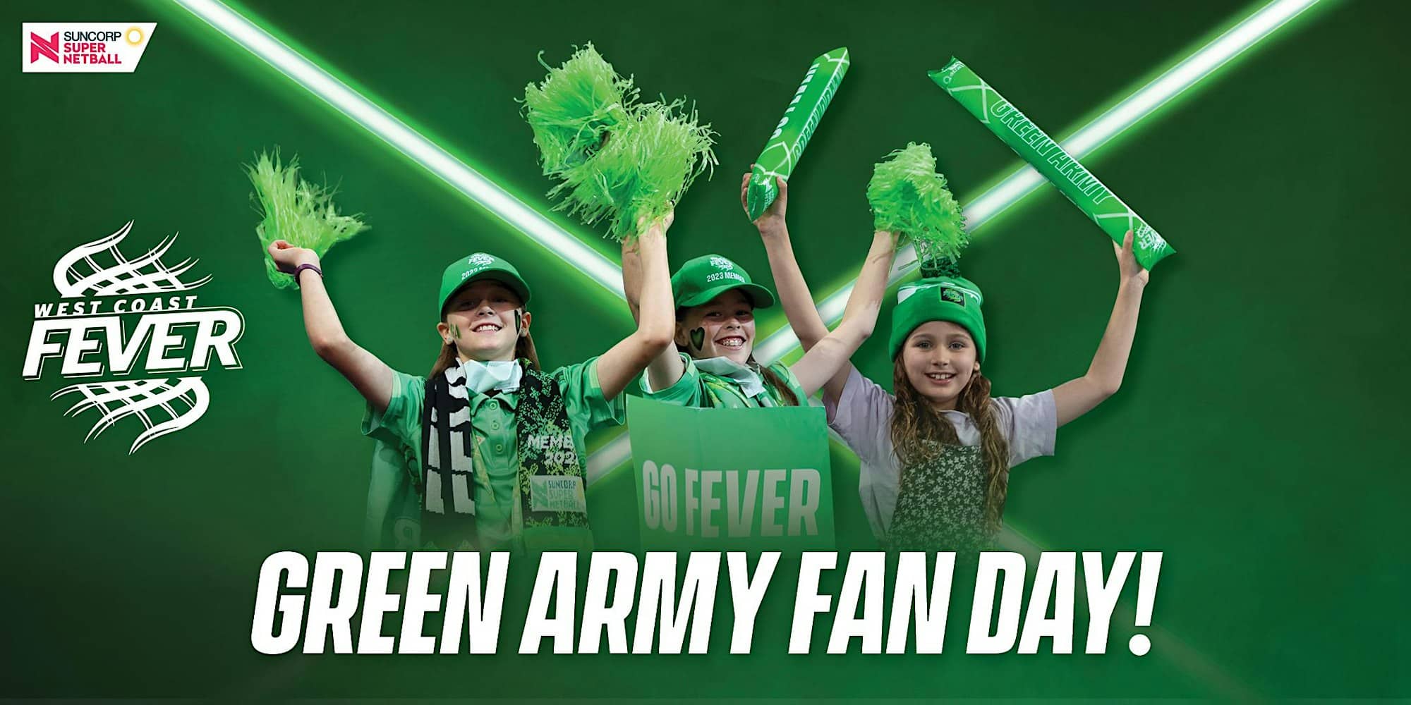 2024 West Coast Fever Green Army Fan Day, January 20, 2024