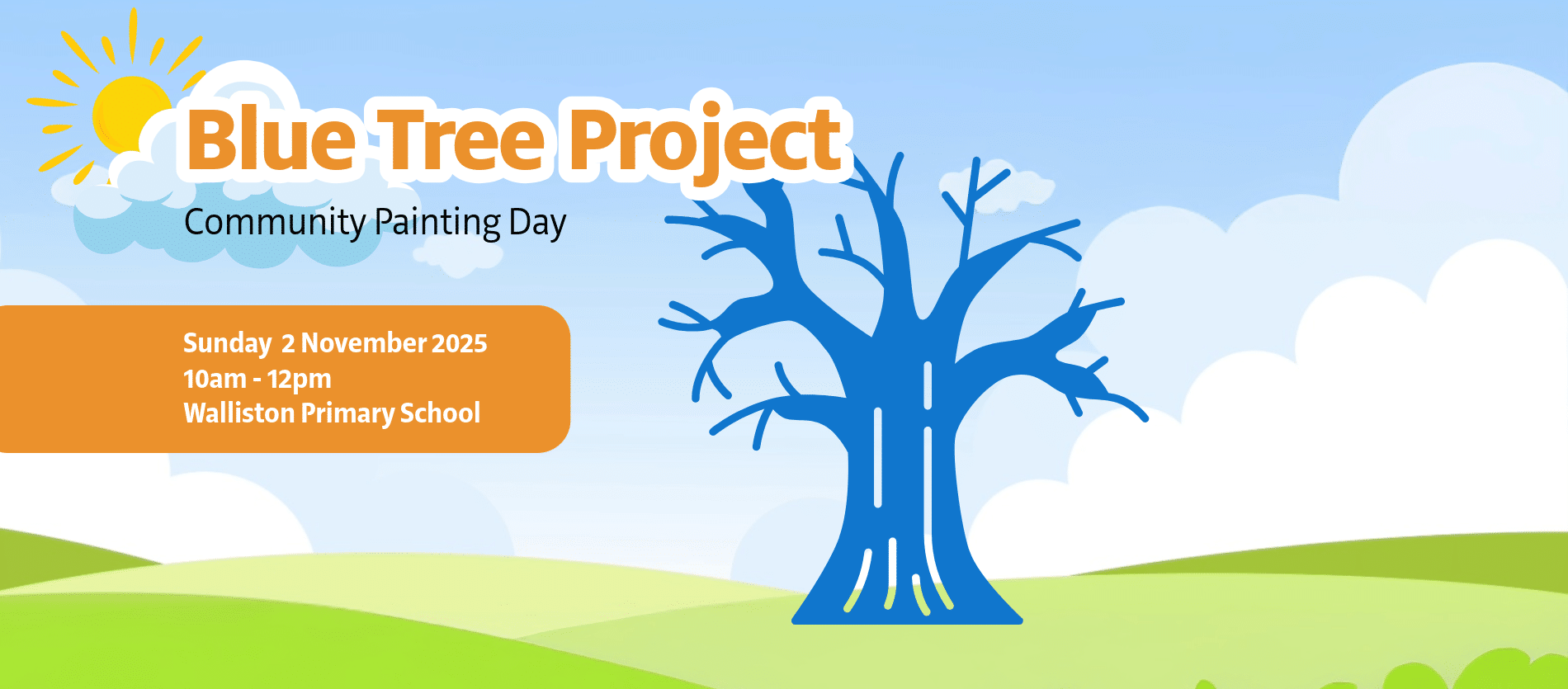 Blue Tree Project: Walliston Community Painting Day