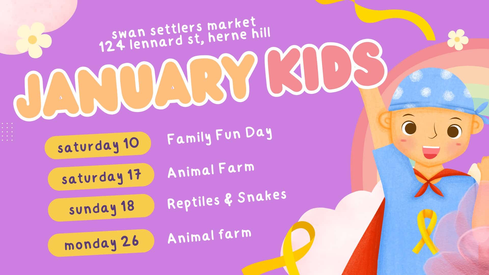 Free Petting Zoo with Farmer Damien