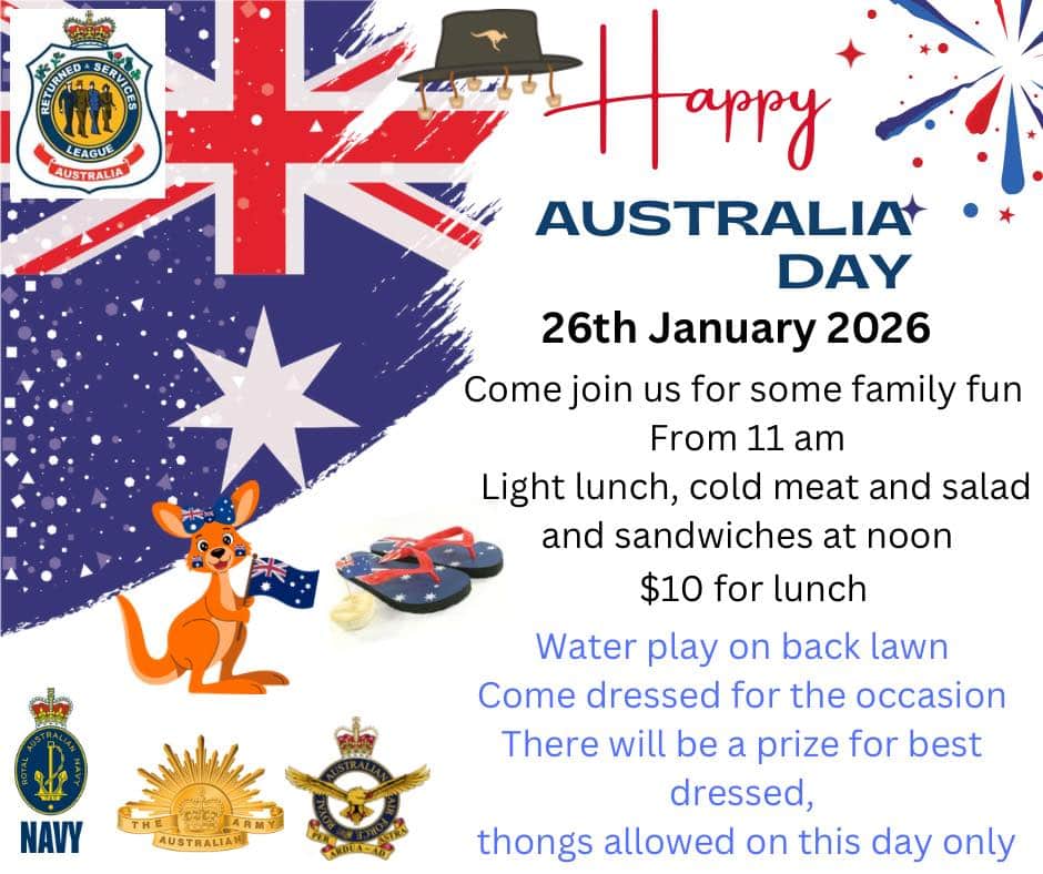 Australia Day BBQ @ Canning Districts RSL